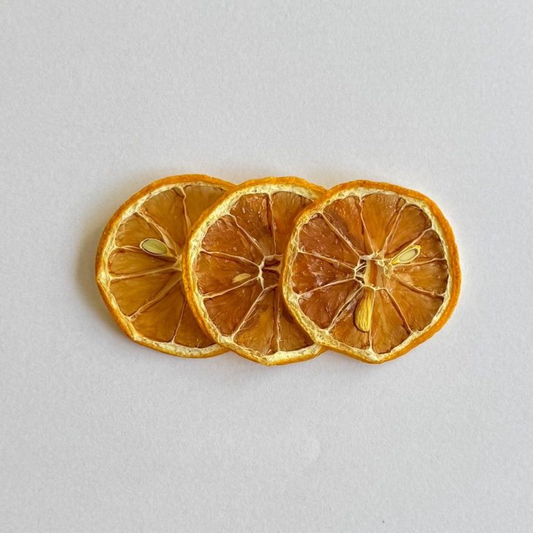 Torkade citronskivor Torkade citronskivor med ren och frisk citrusprofil. Används i drinkar, te, bakverk, dessert och som dekorativ garnering vid servering.